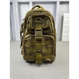 Plusinno Tactical Military Fishing Bag Beige New Full Zip
